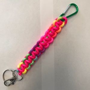 Handmade paracord keychain
